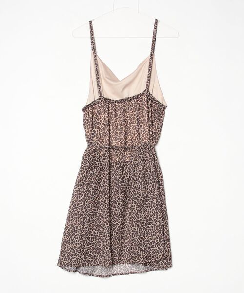 PATRIOT TAXI SELECT（パトリオットタクシーセレクト）の「【KILA MODA】軽やかシフォン柄デザインチュニックワンピース（チュニック・レディース・レオパード・3L/LL/MEDIUM/LARGE）」の13枚目の写真
