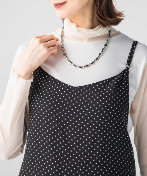 PATRIOT TAXI SELECT（パトリオットタクシーセレクト）の「【KILA MODA】軽やかシフォン柄デザインチュニックワンピース（チュニック・レディース・レオパード・3L/LL/MEDIUM/LARGE）」の4枚目の写真