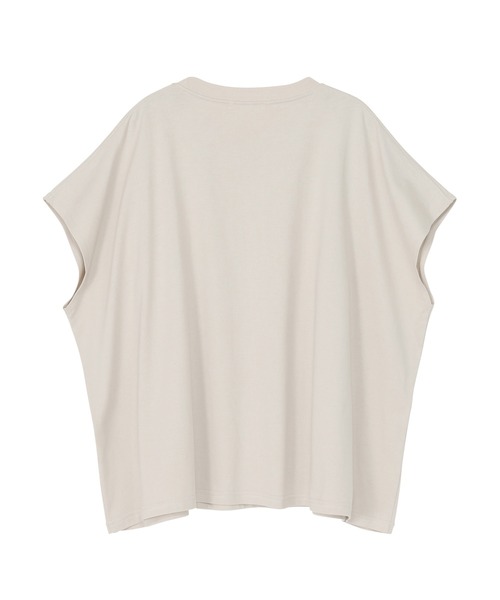 ZUCCa(ズッカ)の「ドットプリントT(Tシャツ/カットソー・レディース・ベージュ/ホワイト/ブラック・M size)」の4枚目の写真