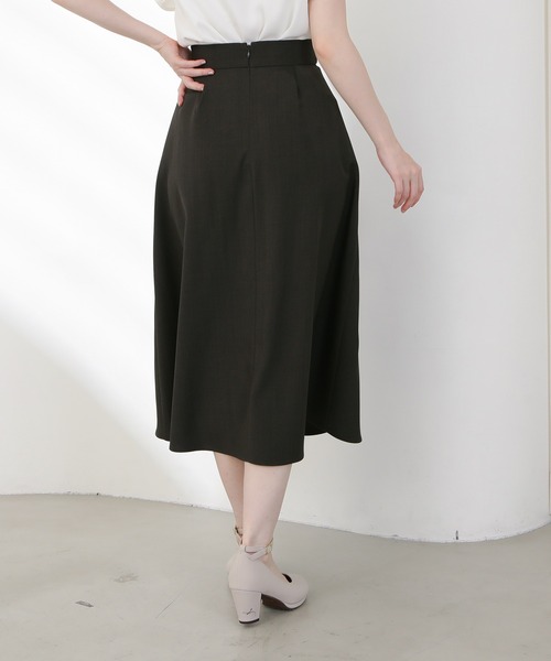 ASTORIA ODIER(アストリアオディール)の「ビット付きフレアスカート(スカート・レディース・ブラウン/ベージュ/ネイビー・SMALL/MEDIUM/LARGE)」の6枚目の写真