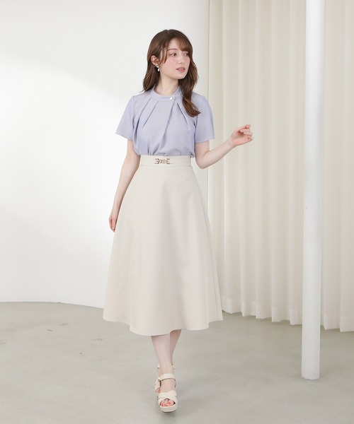 ASTORIA ODIER(アストリアオディール)の「ビット付きフレアスカート(スカート・レディース・ブラウン/ベージュ/ネイビー・SMALL/MEDIUM/LARGE)」の12枚目の写真