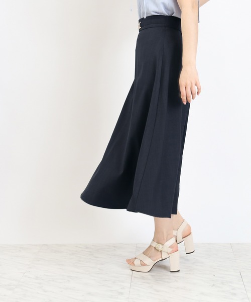 ASTORIA ODIER(アストリアオディール)の「ビット付きフレアスカート(スカート・レディース・ブラウン/ベージュ/ネイビー・SMALL/MEDIUM/LARGE)」の14枚目の写真