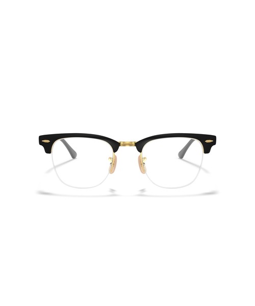 Ray-Ban（レイバン）の「Ray-Ban レイバンメガネフレーム Clubmaster Metal Optics（メガネ・メンズ・ブラック×ゴールド・ONE SIZE）」の9枚目の写真