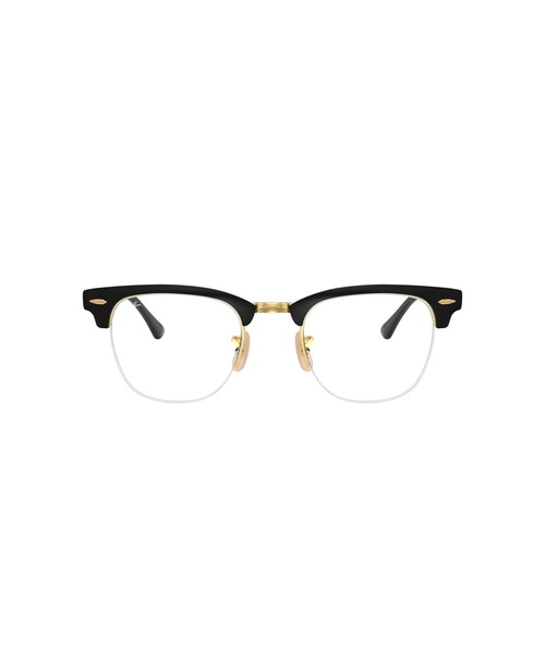 Ray-Ban（レイバン）の「Ray-Ban レイバンメガネフレーム Clubmaster Metal Optics（メガネ・メンズ・ブラック×ゴールド・ONE SIZE）」の6枚目の写真
