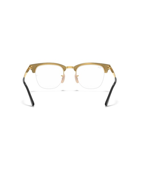 Ray-Ban（レイバン）の「Ray-Ban レイバンメガネフレーム Clubmaster Metal Optics（メガネ・メンズ・ブラック×ゴールド・ONE SIZE）」の3枚目の写真