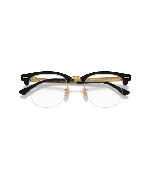 Ray-Ban（レイバン）の「Ray-Ban レイバンメガネフレーム Clubmaster Metal Optics（メガネ・メンズ・ブラック×ゴールド・ONE SIZE）」の2枚目の写真