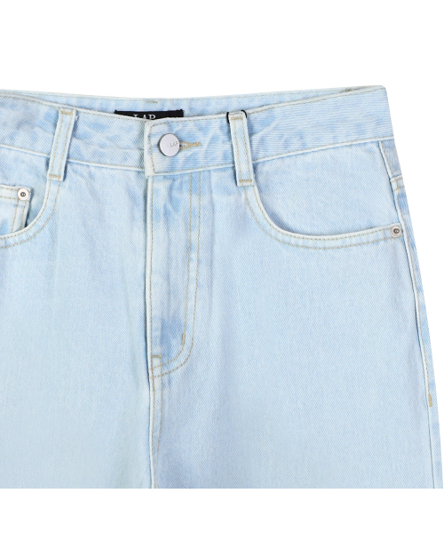 LAP(ラップ)の「スカイウォッシュドセミワイドパンツ AS1DP280(デニムパンツ・レディース・ライトインディゴブルー・SMALL/MEDIUM)」の6枚目の写真