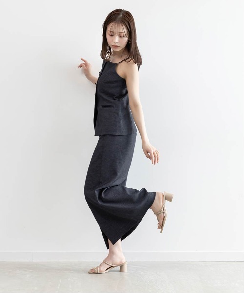 RANDA(ランダ)の「トングクロスストラップサンダル(サンダル・レディース・グレイッシュベージュ/ブラック/アイボリー・L/M/S/LL)」の21枚目の写真