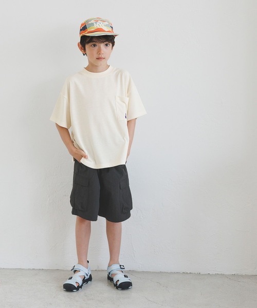 BAYFLOW（ベイフロー）の「[ドロストでサイズ調整可]フロント刺繍JET CAP(KIDS)（キャップ・キッズ・その他1/ベージュ/ブラック・FREE）」の16枚目の写真