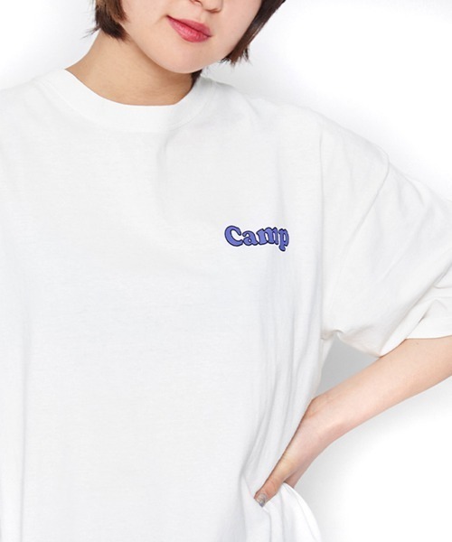 spiritoso(スピリトーゾ)の「【spiritoso】Campfire Tシャツ(Tシャツ/カットソー・レディース・ホワイト・FREE)」の3枚目の写真