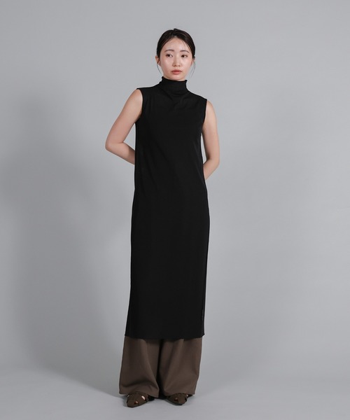 ワンピース ETC Et】2Way Sheer Net Mock Neck Onepiece（ワンピース）｜select MOCA