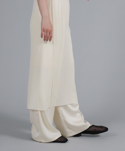 select MOCA Et(セレクトモカエト)の「【Et】2Way Sheer Net Mock Neck Onepiece(ワンピース・レディース・ブラック/アイボリー・FREE)」の13枚目の写真