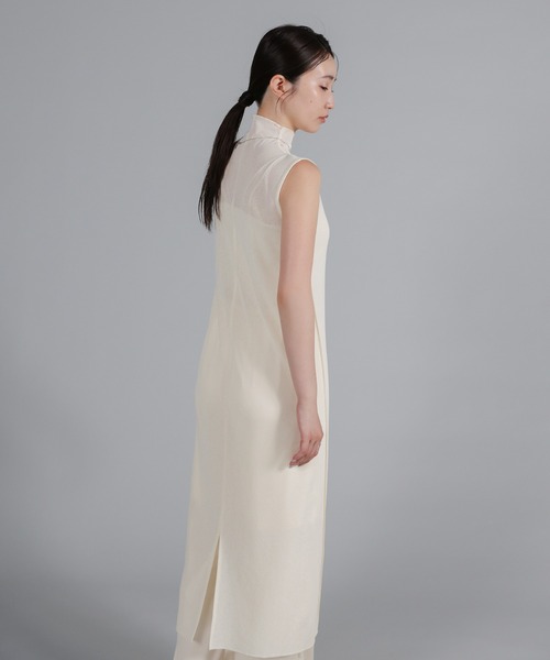 select MOCA Et(セレクトモカエト)の「【Et】2Way Sheer Net Mock Neck Onepiece(ワンピース・レディース・ブラック/アイボリー・FREE)」の15枚目の写真