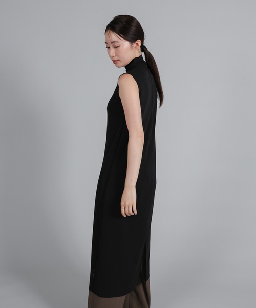 select MOCA Et(セレクトモカエト)の「【Et】2Way Sheer Net Mock Neck Onepiece(ワンピース・レディース・ブラック/アイボリー・FREE)」の19枚目の写真