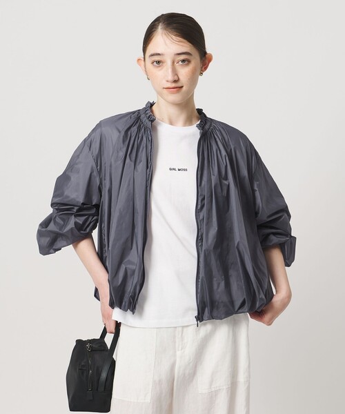 UNITED ARROWS(ユナイテッドアローズ)の「シアー タフタ ブルゾン ‐はっ水 ウォッシャブル‐(ブルゾン・レディース・ダークブラウン/ブラック/ライトブルー・36/38)」の3枚目の写真