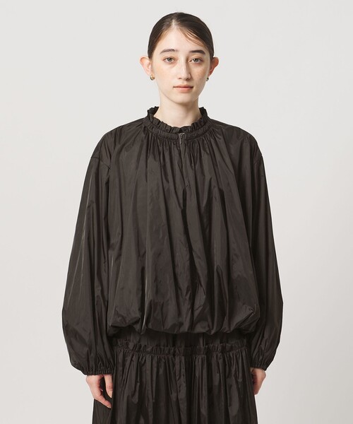 UNITED ARROWS(ユナイテッドアローズ)の「シアー タフタ ブルゾン ‐はっ水 ウォッシャブル‐(ブルゾン・レディース・ダークブラウン/ブラック/ライトブルー・36/38)」の10枚目の写真