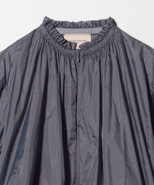 UNITED ARROWS（ユナイテッドアローズ）の「シアー タフタ ブルゾン ‐はっ水 ウォッシャブル‐（ブルゾン・レディース・ダークブラウン/ブラック/ライトブルー・36/38）」の18枚目の写真