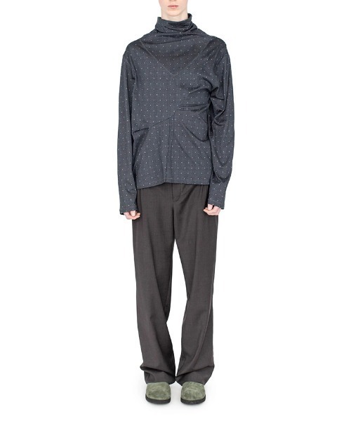 KIKO KOSTADINOV(キコ コスタディノフ)の「KIKO KOSTADINOV/キココスタディノフ/MINNA GATHERED TROUSER(その他パンツ・メンズ・ブラウン・44)」の4枚目の写真