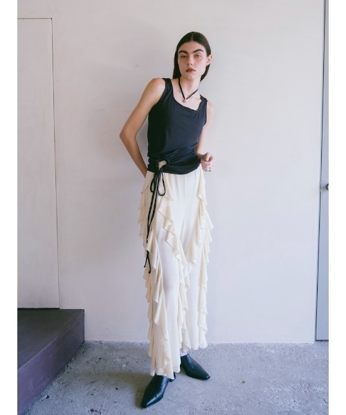 sahara(サハラ)の「Multiway Sleeveless Top(タンクトップ・レディース・オフホワイト/ブラウン/チャコール・FREE)」の21枚目の写真