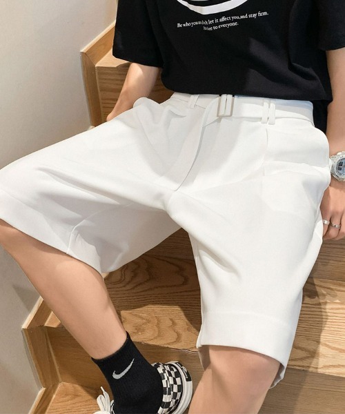 KELVIN（ケルヴァン）の「Relax Wide Shorts リラックスワイドショーツ（その他パンツ・メンズ・ホワイト/ブラック・MEDIUM/LARGE）」の8枚目の写真