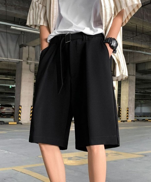 KELVIN（ケルヴァン）の「Relax Wide Shorts リラックスワイドショーツ（その他パンツ・メンズ・ホワイト/ブラック・MEDIUM/LARGE）」の13枚目の写真