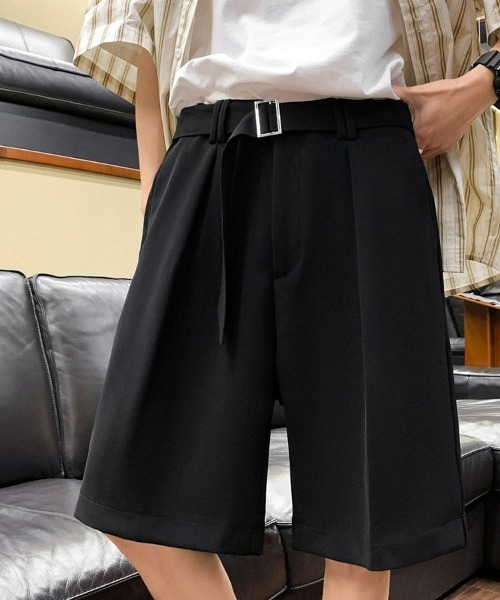 KELVIN（ケルヴァン）の「Relax Wide Shorts リラックスワイドショーツ（その他パンツ・メンズ・ホワイト/ブラック・MEDIUM/LARGE）」の14枚目の写真