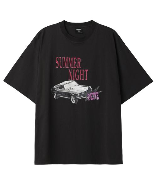 URBANAGE(アーバンエイジ)の「サマーナイトオーバー半袖_チャコール(Tシャツ/カットソー・レディース・その他・MEDIUM/LARGE)」の10枚目の写真