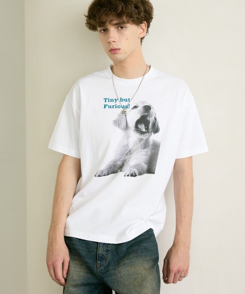 PBLIM(ページボーイリム)の「《UNISEX》シャウトアニマルT(Tシャツ/カットソー・レディース・グレー系2/グレー系1/ホワイト系2/ホワイト系1・FREE)」の3枚目の写真