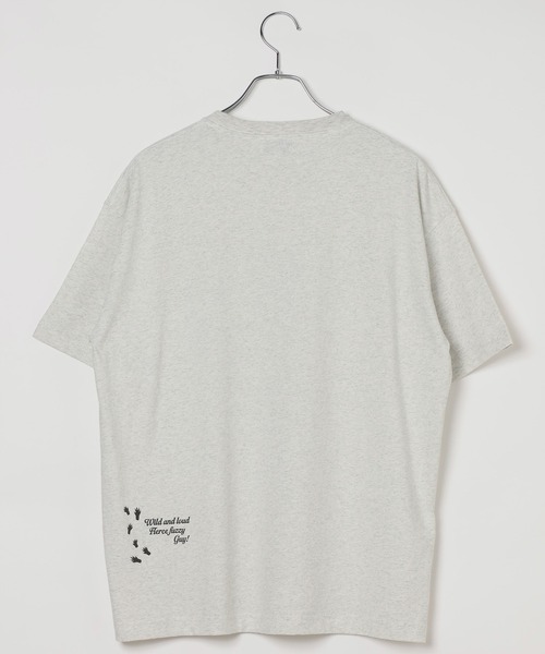 PBLIM(ページボーイリム)の「《UNISEX》シャウトアニマルT(Tシャツ/カットソー・レディース・グレー系2/グレー系1/ホワイト系2/ホワイト系1・FREE)」の6枚目の写真