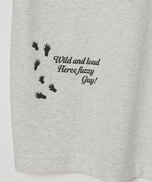 PBLIM(ページボーイリム)の「《UNISEX》シャウトアニマルT(Tシャツ/カットソー・レディース・グレー系2/グレー系1/ホワイト系2/ホワイト系1・FREE)」の12枚目の写真