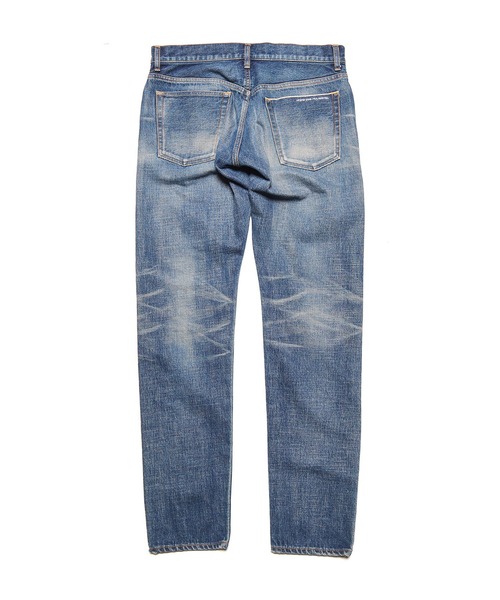 uniform experiment(ユニフォームエクスペリメント)の「DAMAGED DENIM TAPERED-FIT JEANS(デニムパンツ・メンズ・インディゴブルー/ブラック・1/2/3/4)」の13枚目の写真