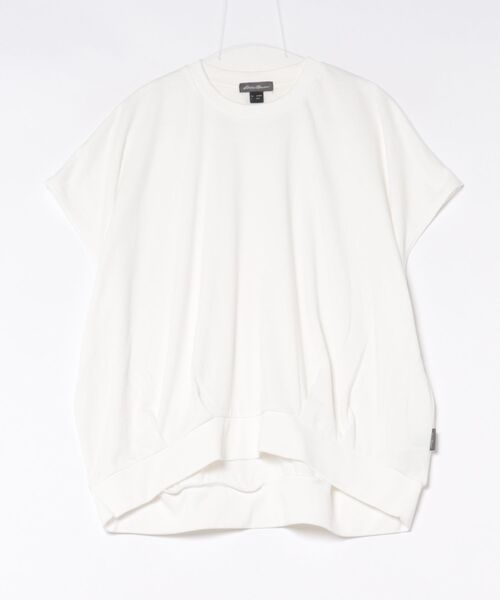 Eddie Bauer(エディーバウアー)の「ソフトパイル イージートップス(Tシャツ/カットソー・レディース・ダークベージュ/ホワイト/ライトブルー・XL/S/L/M)」の1枚目の写真