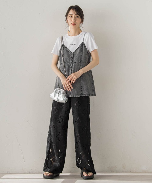 Droite lautreamont(ドロワットロートレアモン)の「カットワーク刺繍レースパンツ(その他パンツ・レディース・オフホワイト・M)」の19枚目の写真