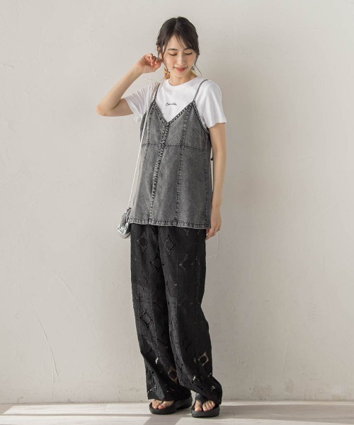 Droite lautreamont(ドロワットロートレアモン)の「カットワーク刺繍レースパンツ(その他パンツ・レディース・オフホワイト・M)」の20枚目の写真