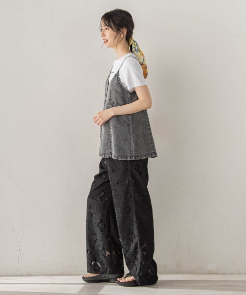 Droite lautreamont(ドロワットロートレアモン)の「カットワーク刺繍レースパンツ(その他パンツ・レディース・オフホワイト・M)」の22枚目の写真