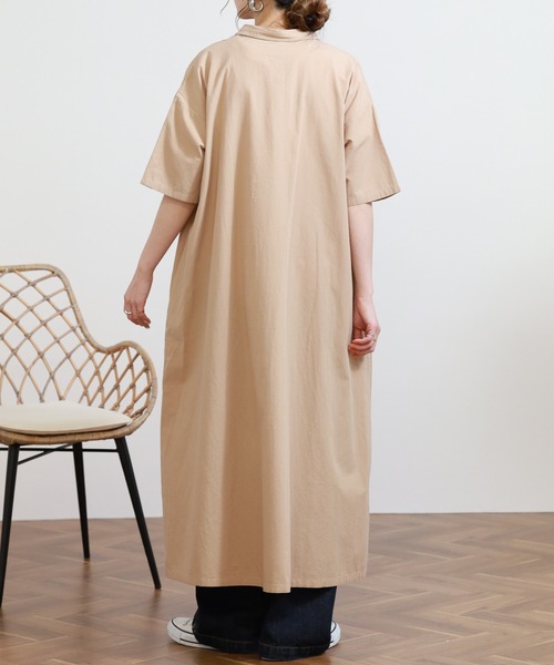 Emago(イマゴ)の「EMAGO 鳥とお花刺繍ワンピース(シャツワンピース・レディース・ホワイト・FREE)」の22枚目の写真