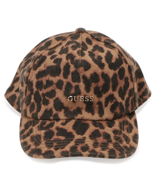 BASEBALL Cap 帽子 キャップ レオパード柄 ヒョウ柄 | GUESS(ゲス