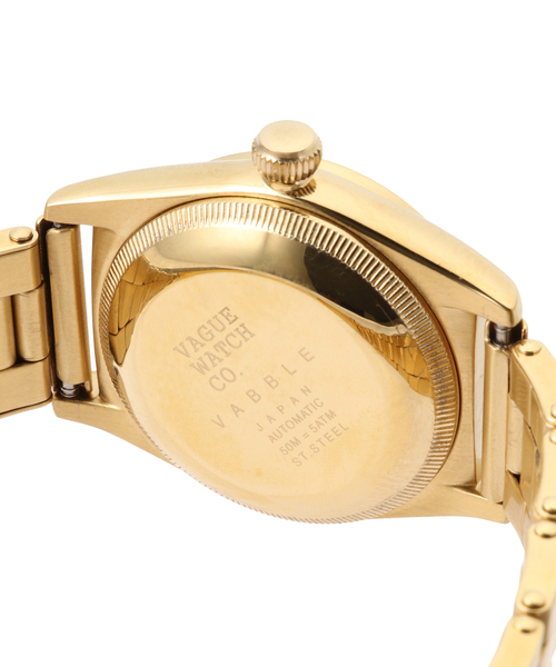 VAGUE WATCH CO.(ヴォーグウォッチカンパニー)の「VAGUE WATCH CO. Vabble Gold(アナログ腕時計・レディース・ゴールド・FREE)」の8枚目の写真