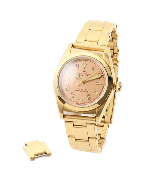 VAGUE WATCH CO.(ヴォーグウォッチカンパニー)の「VAGUE WATCH CO. Vabble Gold(アナログ腕時計・レディース・ゴールド・FREE)」の7枚目の写真