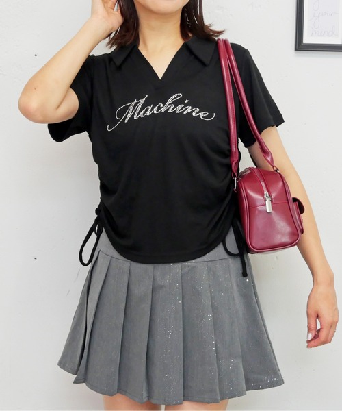 FUN(ファン)の「ストーンスキッパープルオーバー(Tシャツ/カットソー・レディース・レッド/ブラック/その他/オフホワイト・FREE)」の3枚目の写真