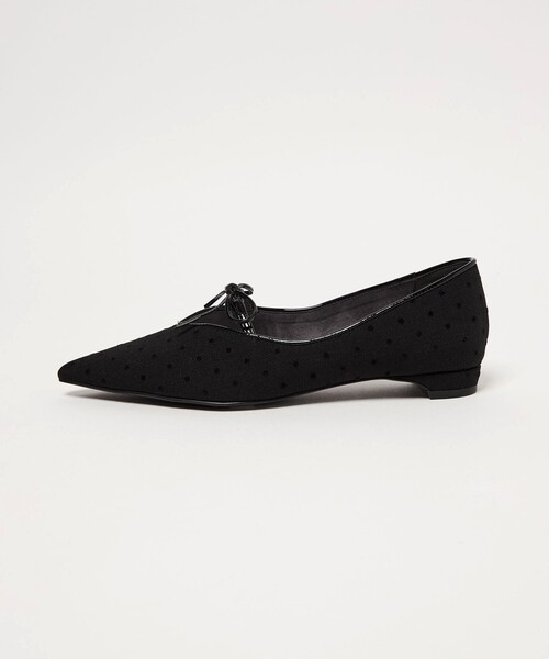 SY UNITED ARROWS(シーユナイテッドアローズ)の「<SY>ポインテッドリボン フラット15↑(パンプス・レディース・ベージュ/ブラック/その他1・22cm/23.5cm/23cm/22.5cm/25cm/24.5cm/24cm)」の3枚目の写真