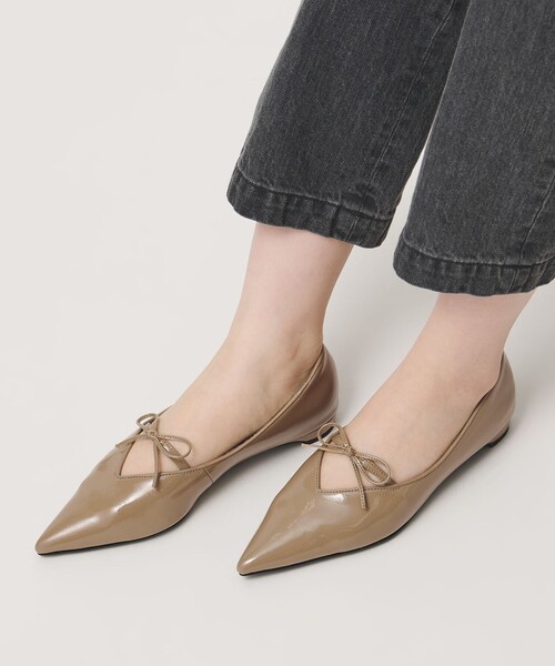 SY UNITED ARROWS(シーユナイテッドアローズ)の「<SY>ポインテッドリボン フラット15↑(パンプス・レディース・ベージュ/ブラック/その他1・22cm/23.5cm/23cm/22.5cm/25cm/24.5cm/24cm)」の21枚目の写真