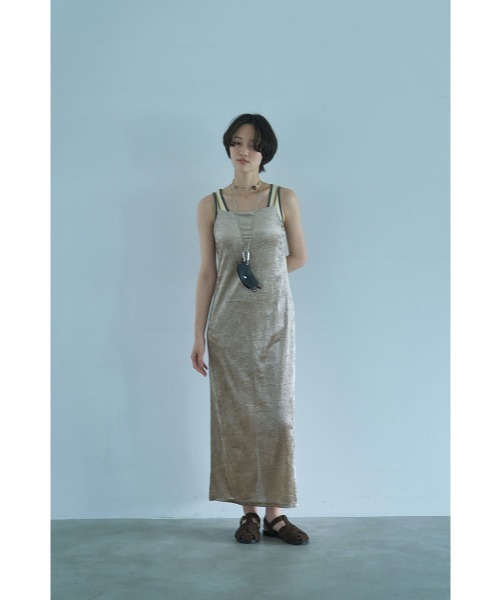 marjour(マージュール)の「SUMMER VELOUR CUP-IN DRESS(ワンピース・レディース・ベージュ/ブラウン・M)」の20枚目の写真