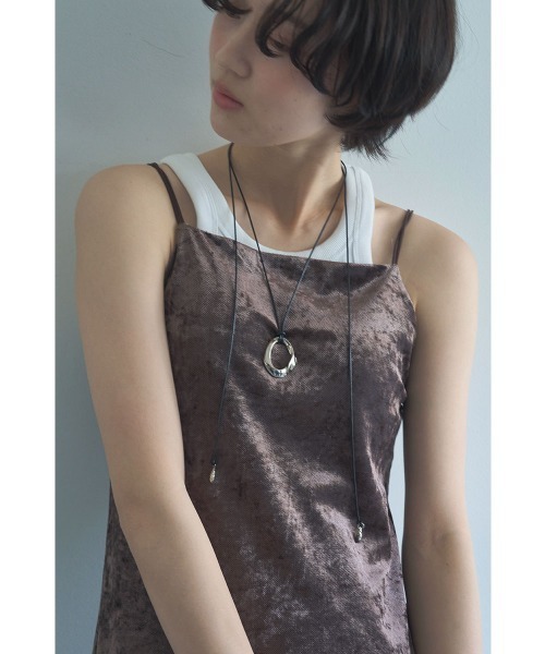 marjour(マージュール)の「SUMMER VELOUR CUP-IN DRESS(ワンピース・レディース・ベージュ/ブラウン・M)」の8枚目の写真