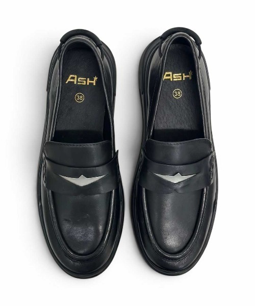 ASH(アッシュ)の「アッシュ【NOLITA】ローファースニーカー 軽量 コインローファー オールブラック 4.5cmヒール(ローファー・レディース・ブラック・35/39/38/40/37/36)」の10枚目の写真