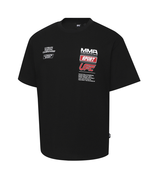 UFC SPORT（ユーエフシー スポーツ）の「UFC SPON DAILY リラックスフィット半袖Tシャツ ブラック U2SSX2306BK（Tシャツ/カットソー・メンズ・その他・2XL/LARGE/MEDIUM/X-LARGE/SMALL/3XL）」の5枚目の写真