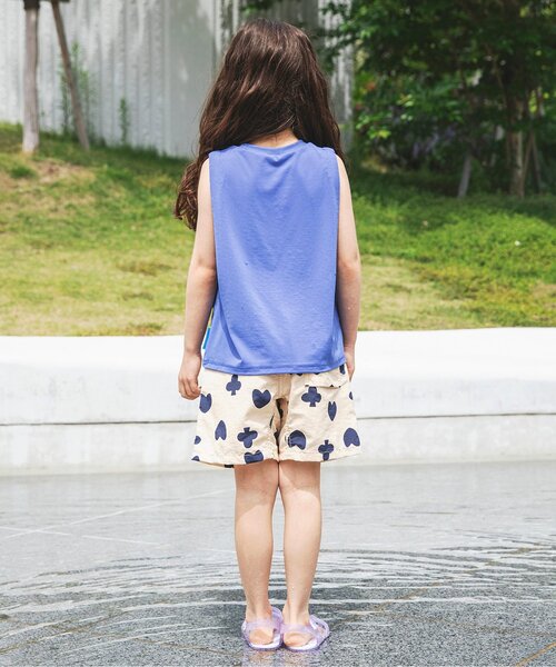 BREEZE(ブリーズ)の「【接触冷感/サマーエール】冷っほーい!タンクトップ_UVカット(タンクトップ・キッズ・オフホワイト/ライム/ブルー/オレンジ・100/120/80/90/140/130/110)」の7枚目の写真