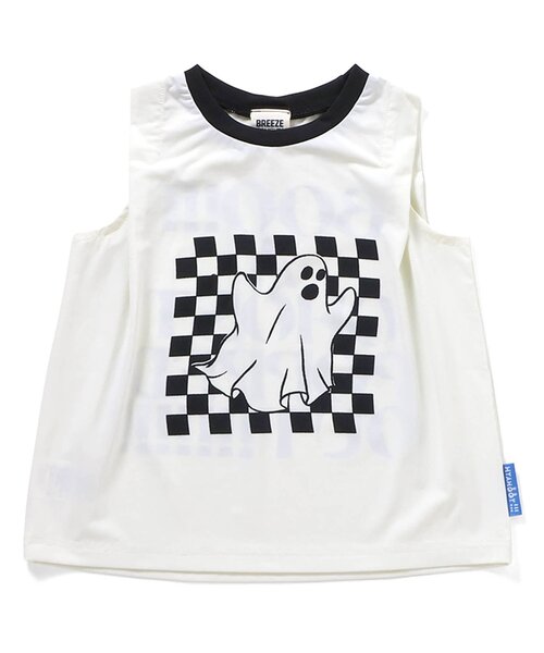 BREEZE(ブリーズ)の「【接触冷感/サマーエール】冷っほーい!タンクトップ_UVカット(タンクトップ・キッズ・オフホワイト/ライム/ブルー/オレンジ・100/120/80/90/140/130/110)」の12枚目の写真