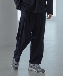 mp15249-Pique Jersey Two-Tuck Wide Straight Easy Pants ワイドストレートイージーパンツ(MGN-263-030)