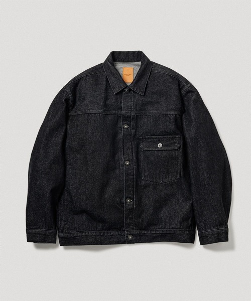 ADAM ET ROPE'(アダムエロペ)の「13oz デニムトラッカーズジャケット / ADAM ET ROPE' JEANS(デニムジャケット・メンズ・ブラック系その他/ネイビー・L/M/S)」の2枚目の写真